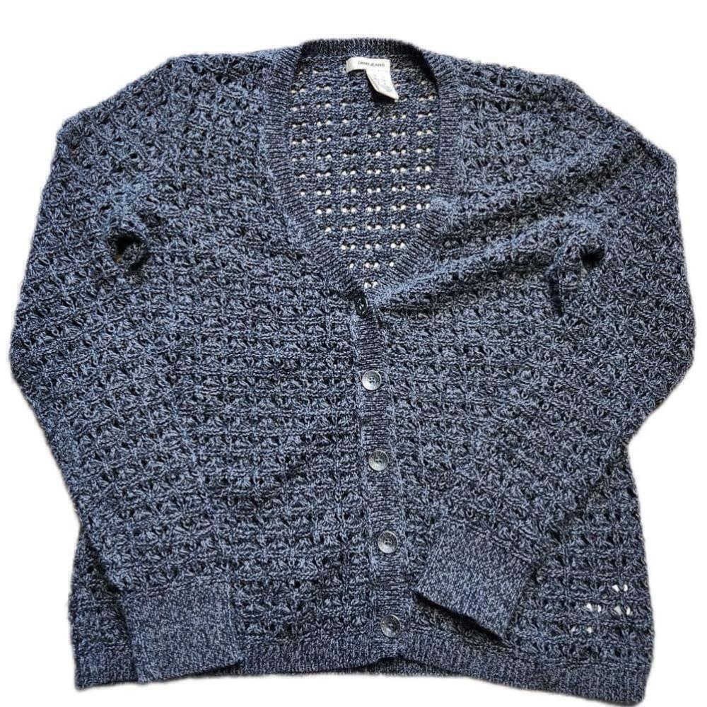 DKNY gray knit cardigan Size S